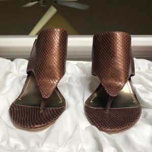 Nine West Snakeskin Sandals